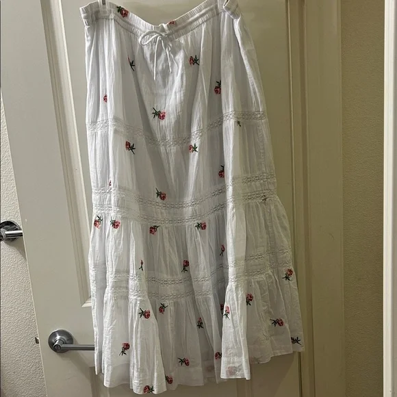 Free People Damson Madder Eden Floral Skirt Size 14 NWT - Picture 5 of 9